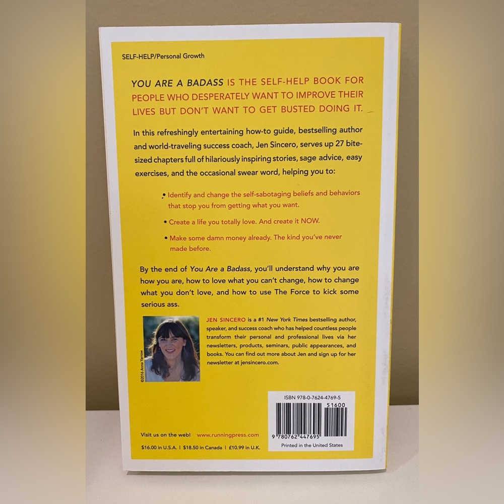 You Are a Badass Book by Jen Sincero - Picture 2 of 5